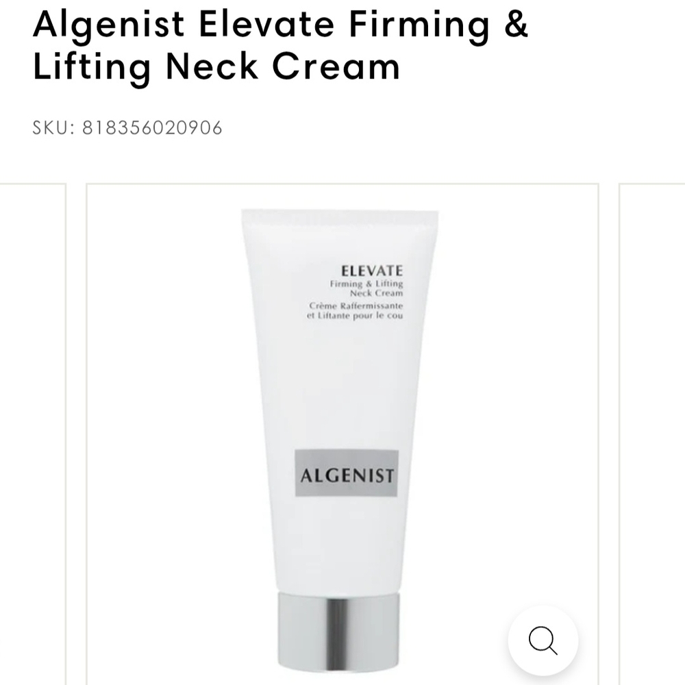 Algenist Elevate Firming & Lifting Neck Cream